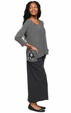 Tulip Striped Flowy Top