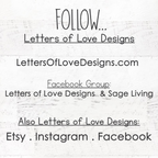 Warrior Word Block | Multiple Sizes | Letters of Love Designs