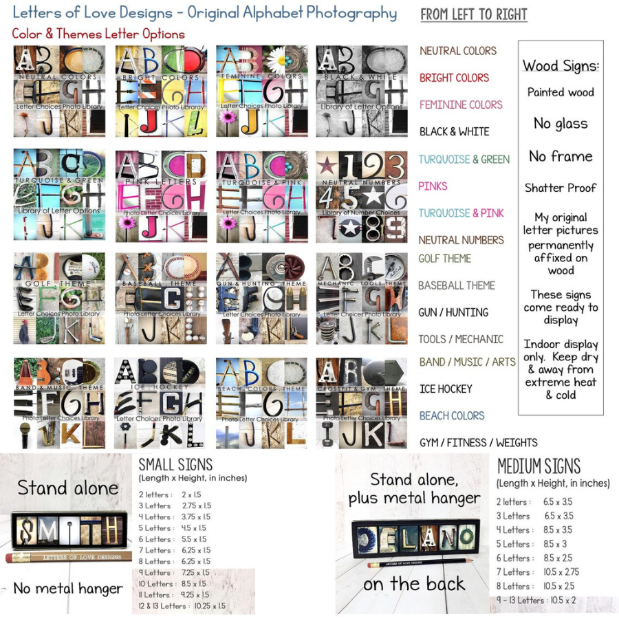 Warrior Word Block | Multiple Sizes | Letters of Love Designs
