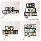 Kindness Word Block | 6.5" x 1.5" x 1" | Letters of Love Designs