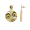 Retro Hearts earring