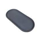 Upcycled Oval Tray: Bamboo Fibre Black