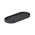 Upcycled Oval Tray: Bamboo Fibre Black
