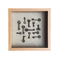 Vintage Keys Art - White Oak