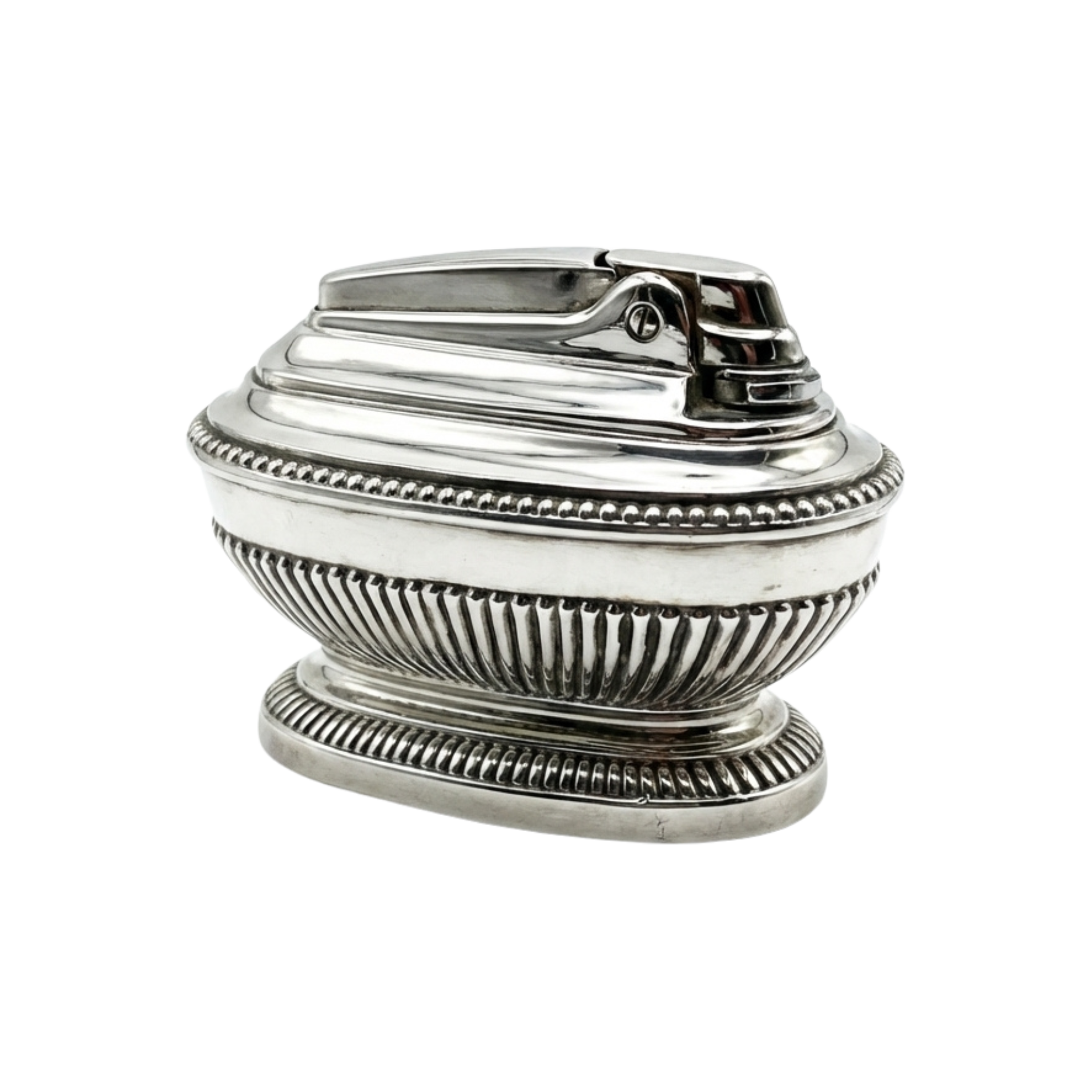 Vintage Ronson Queen Anne Table Lighter - Genuine 1950s Tobacciana