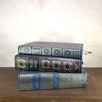 Vintage Blue Gilded Books - Classics