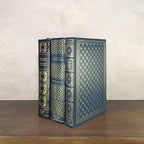 Vintage Blue Gilded Books - Classics