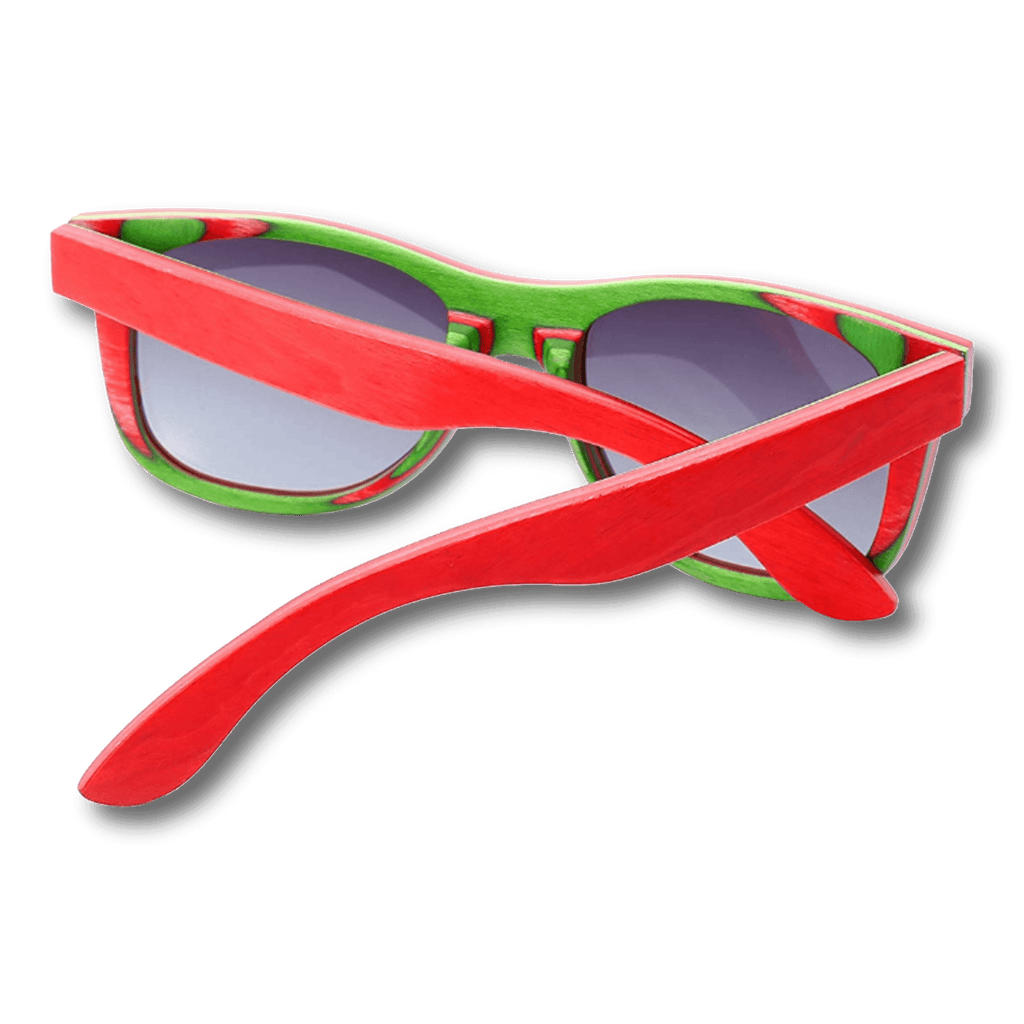 Recycled Skatedeck Bluntslide Red Sunglasses by WUDN
