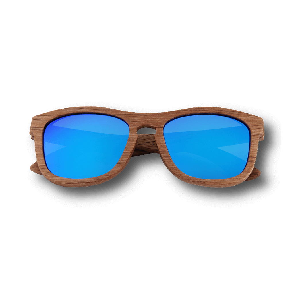 Real Zebra All Wood Jacks Sunglasses by WUDN