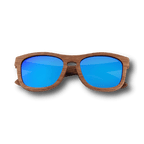 Real Zebra All Wood Jacks Sunglasses by WUDN