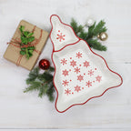Winterfest Chip and Dip Tree Platter - Che Cose Belle