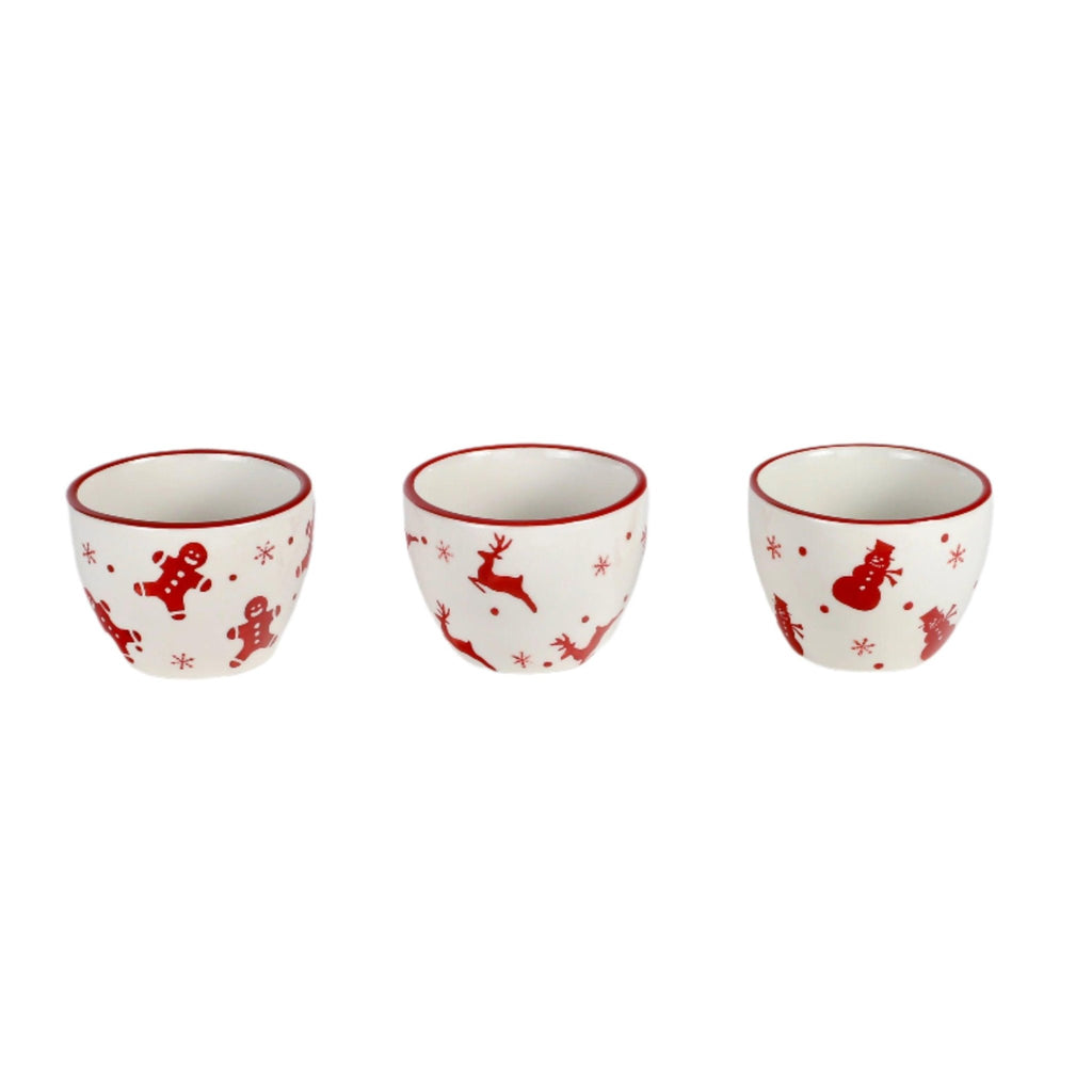 Winterfest 4 Piece Holiday Entertainment Tray and bowl , Set of 4 - Che Cose Belle