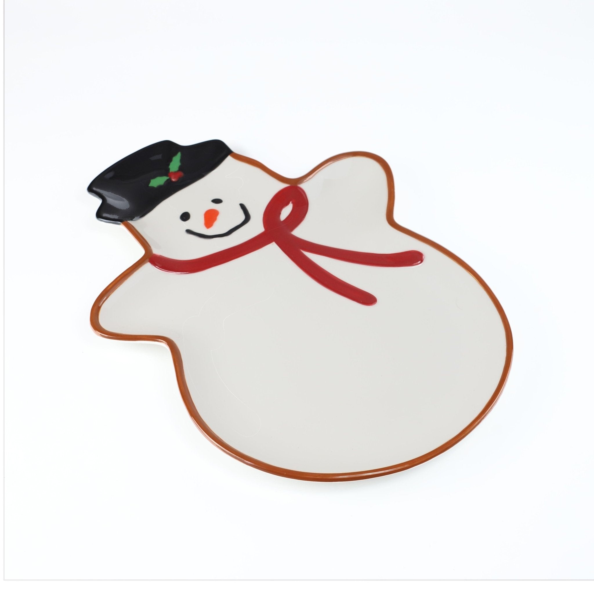 Winterfest Snowman 16'' Large Tray - Che Cose Belle