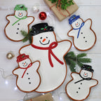 Winterfest Snowman 16'' Large Tray - Che Cose Belle
