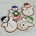 Winterfest Snowman Plates, Set of 4 - Che Cose Belle