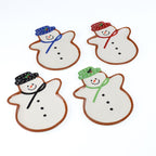 Winterfest Snowman Plates, Set of 4 - Che Cose Belle