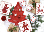 Winterfest 8 - Inch Salad Plates | Dessert Plate, Set of 4 - Che Cose Belle