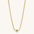 Love & Cherish - Ruby Evil Eye July Birthstone Necklace