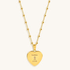 Serene Love - Jade Heart Diamond Evil Eye Necklace