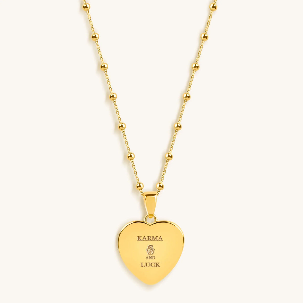 Serene Love - Jade Heart Diamond Evil Eye Necklace
