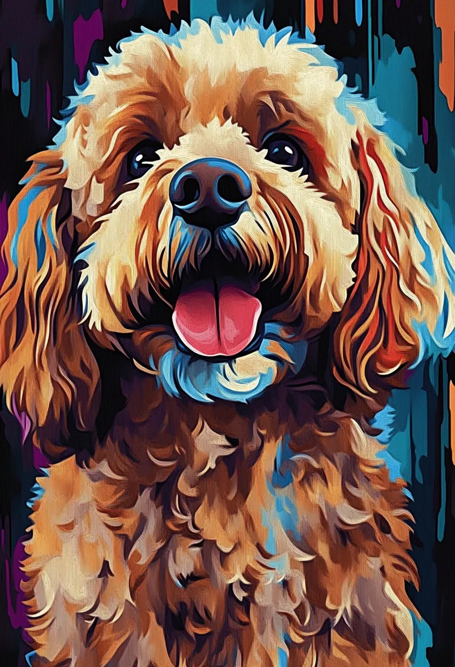 Pop Art Texture Portrait