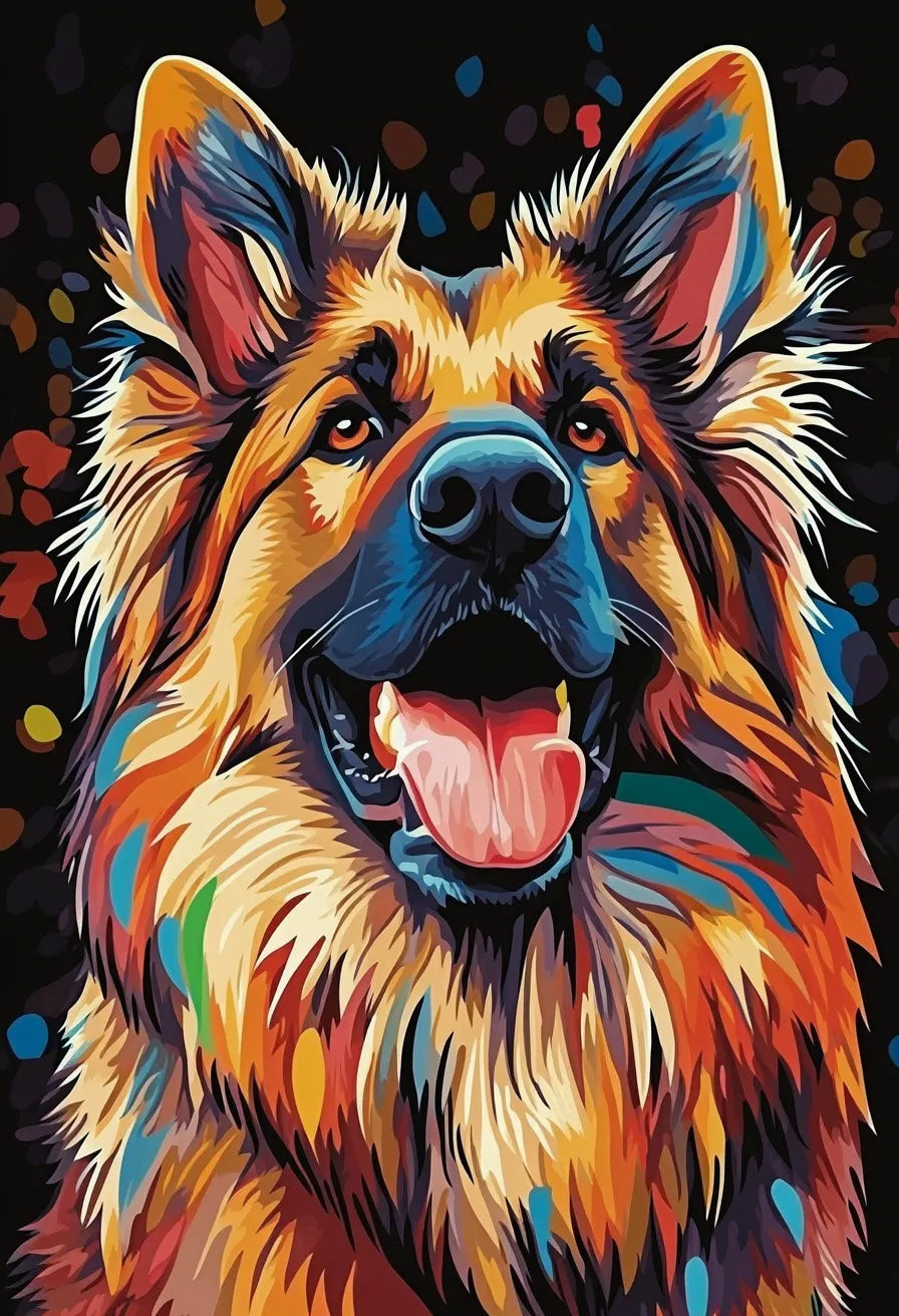 Pop Art Texture Portrait