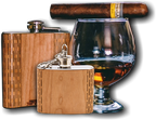 6 OZ Hip Flasks (Wedding Party Collection)