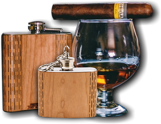 6 OZ Hip Flasks (Wedding Party Collection)