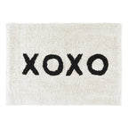 XOXO Bath Mat | Soft Cotton Indoor Rug | 20" x 30"