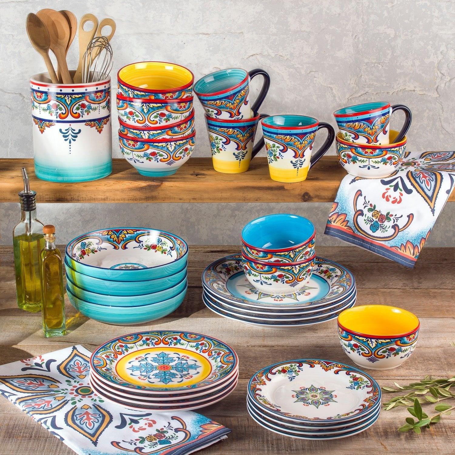 Zanzibar Stoneware Dinner Plates - Che Cose Belle