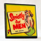 A Little Naughty: Vintage Burlesque Drink Coaster Set - Che Cose Belle