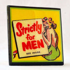 A Little Naughty: Vintage Burlesque Drink Coaster Set - Che Cose Belle