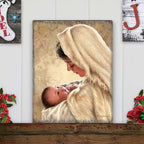 Mother of God Wall Art by D. Gelsinger - Nativity Holiday Decor  - 95685B-DG