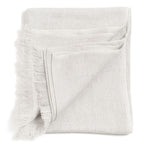 Coco Brown Hand Woven Linen Silk Blend Scarf