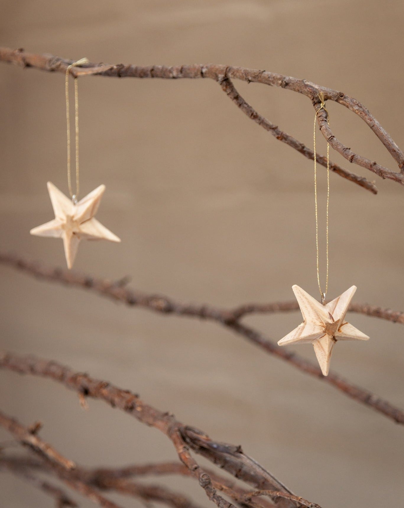 Wooden Star Ornament