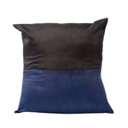 Aakar Mor Color Block Mulberry Silk Pillow - Che Cose Belle