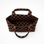 Classic Checkered Skinny Tote
