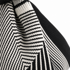 Labyrinth Black Handbag