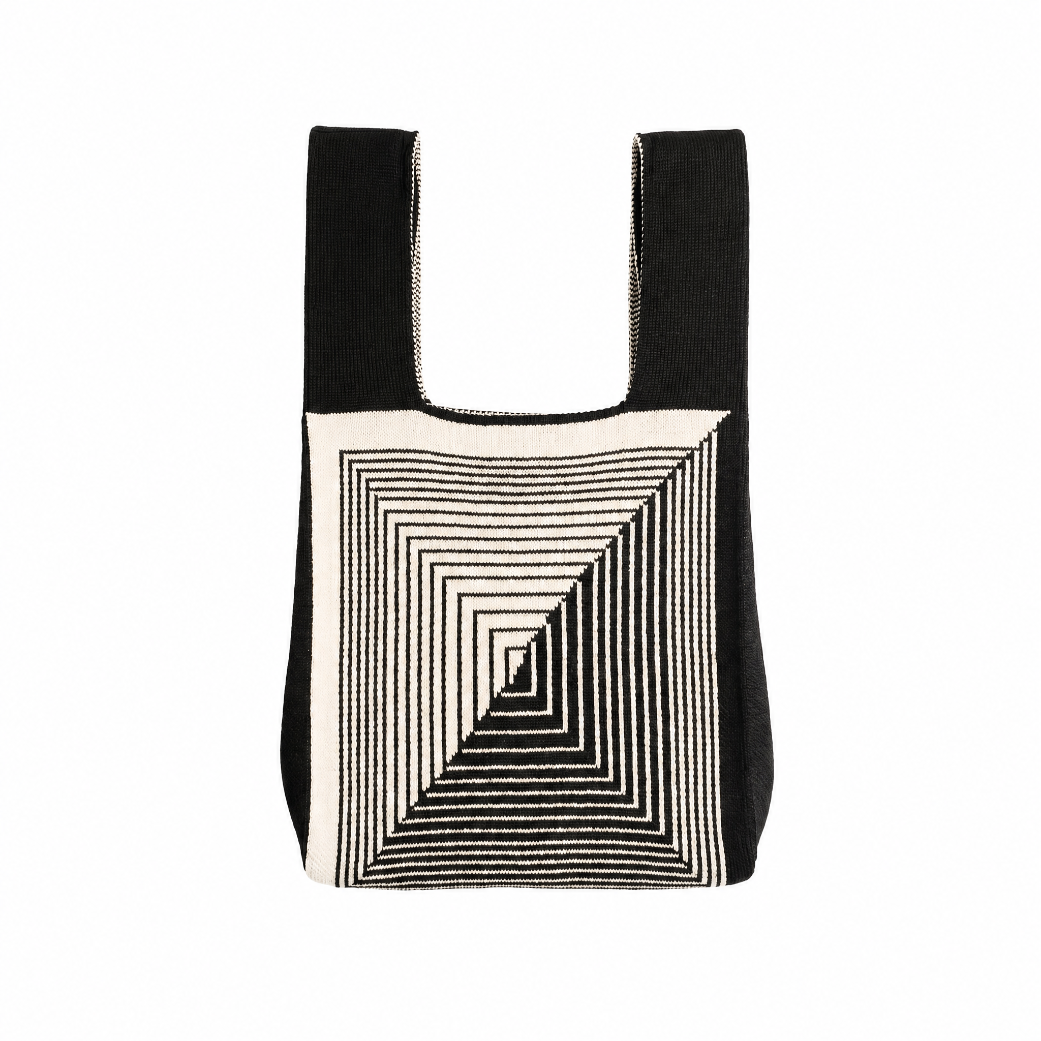 Labyrinth Black Handbag