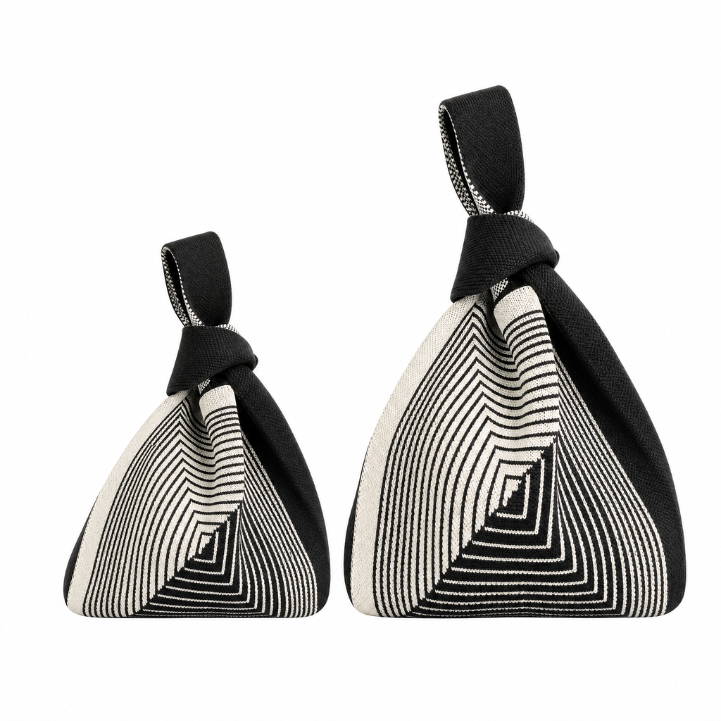 Labyrinth Black Handbag