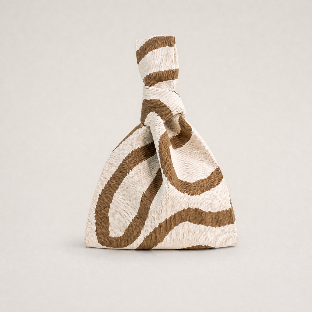 Meander Beige Handbag