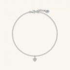 Absolute Confidence Heart Anklet - Che Cose Belle
