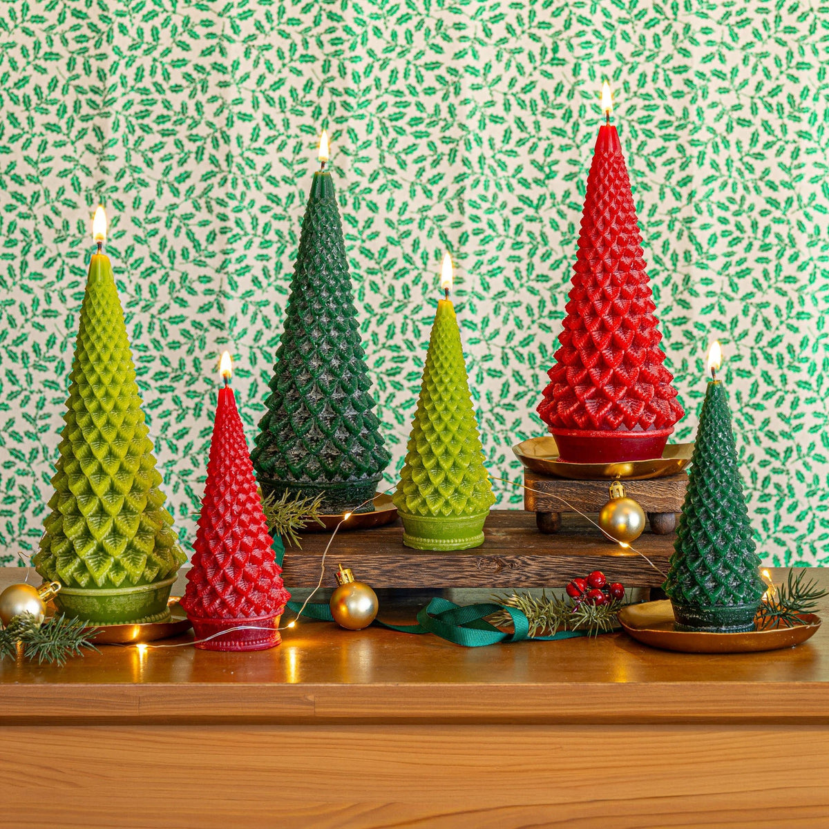 Accent Sculpted Tree Candle - Forest - Che Cose Belle