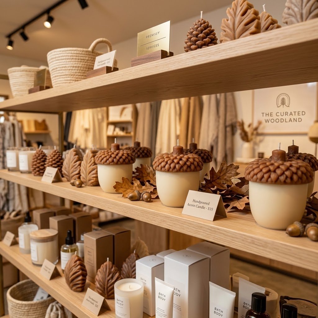 Acorn Sculpture Candle - Che Cose Belle