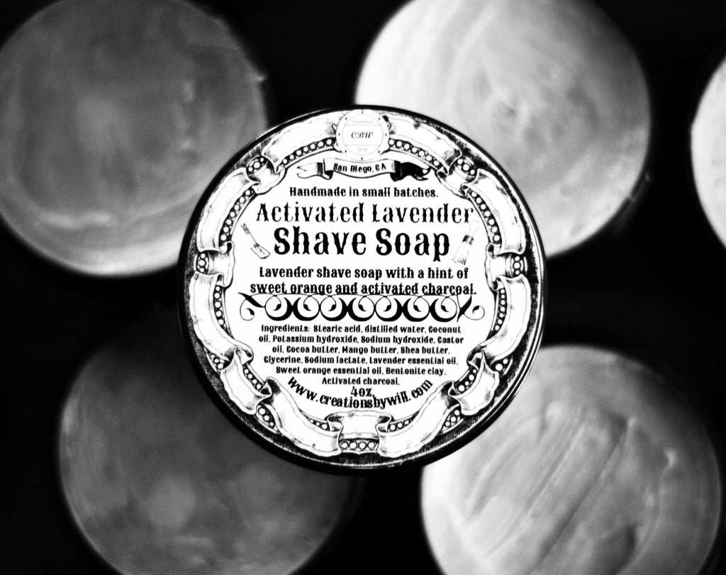 Activated Lavender Shave Soap - Che Cose Belle
