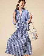 Adia Twill Jacket Coastal Blue - Che Cose Belle