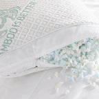 Adjustable Bamboo Cooling Pillow | Bed Pillows - Che Cose Belle