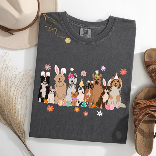 Adorable Dogs, Easter, Bunny, Jesus, Rabbit, Holiday Tshirt Comfort Colors T-Shirt - Che Cose Belle