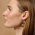 Adrift - Hammered Copper Earrings - Che Cose Belle