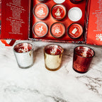 Advent Candle Set 12 Scented Candles in Gift Box - Twelve Days Of Christmas